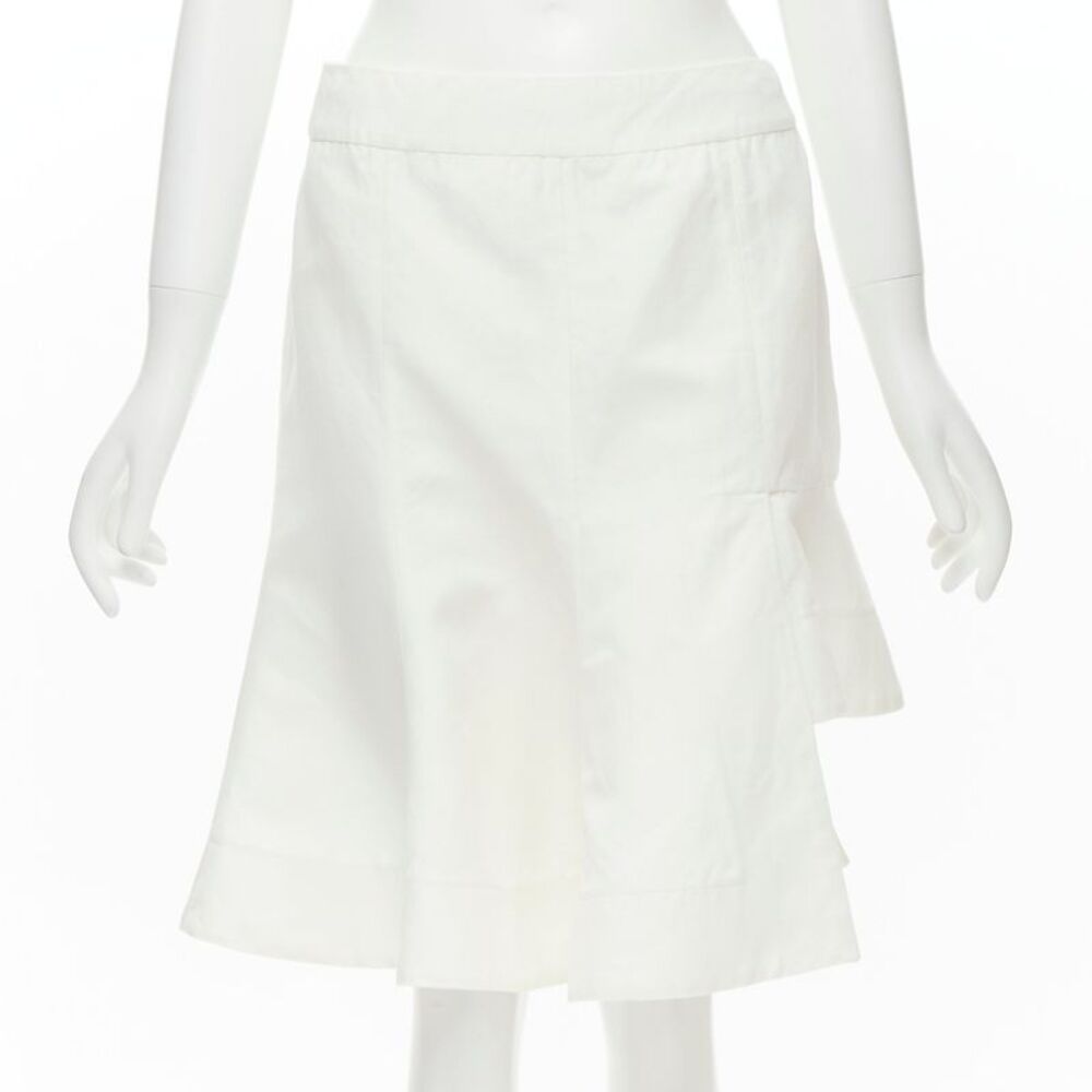Marni Cotton Linen Asymmetric Skirt